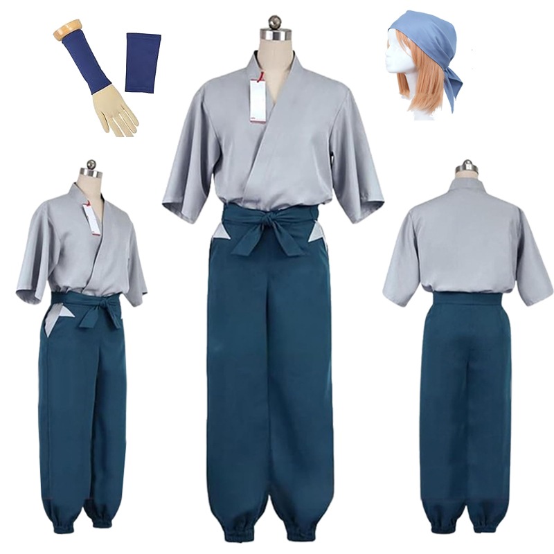 忍たま乱太郎 重 コスプレ衣装 頭巾＆手甲付き 忍たま コスプレ衣装 しげ コスプレ衣装 変身 仮装 変装 ハロウィン クリスマス 誕生日 忘年会