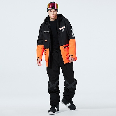 スキーウェア女性スーツ男性カップル用保温厚韓国スキーパンツスーツ単板ダブルスキーウェア