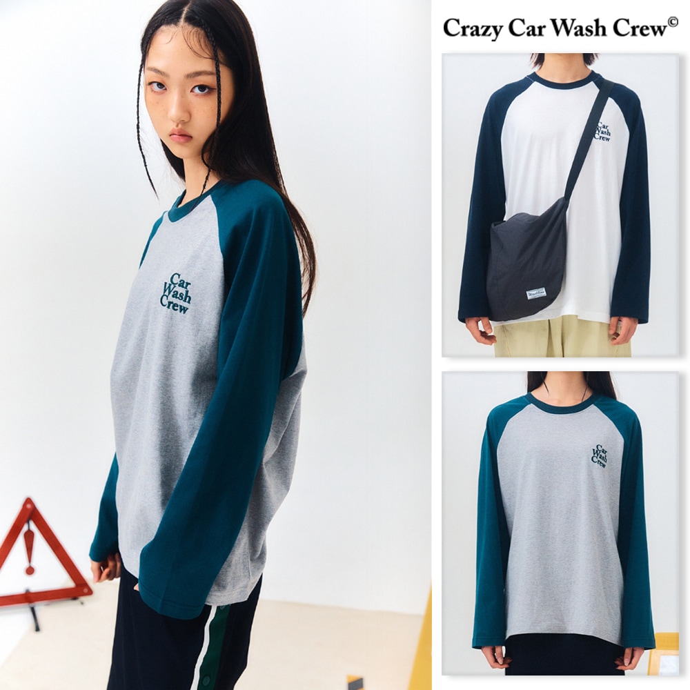 [Crazy Car Wash Crew] LOGO RAGLAN LONG SLEEVE