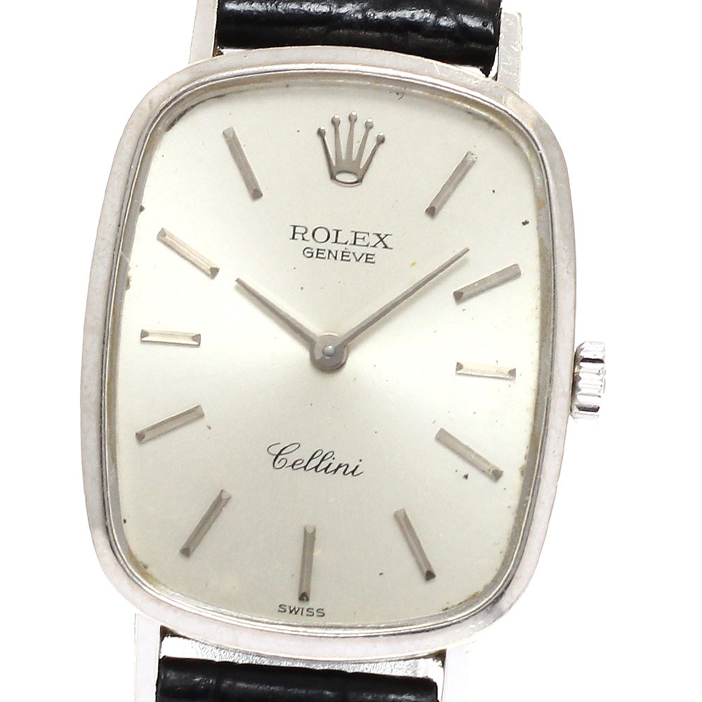 ロレックス ROLEX 4111 チェリーニ K18WG Cal.1601 手巻き レディース _923432【中古】