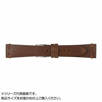 Emitta（エミッタ） 時計バンド ブッテーロ 17mm ブラウン （美錠:銀） EB-B17