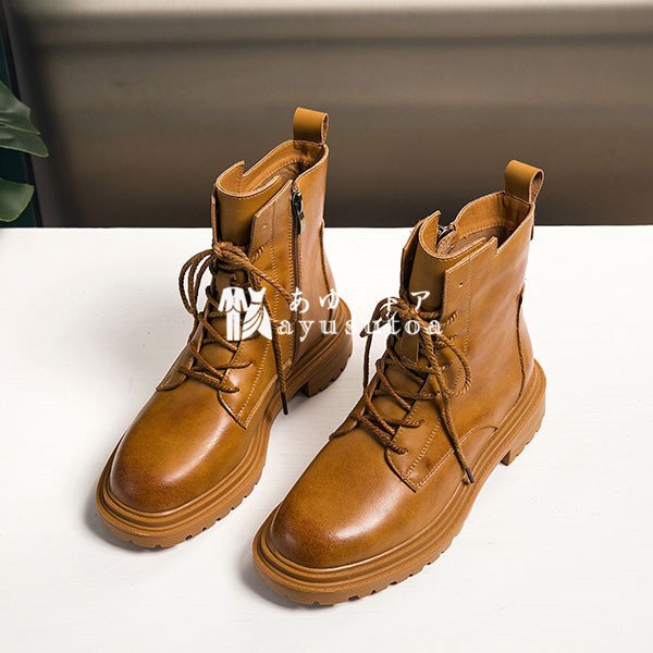 ブーツ レディース 厚底 秋冬 マーティンブーツ ショートブーツ シューズ ヒールブーツ 靴 くつ