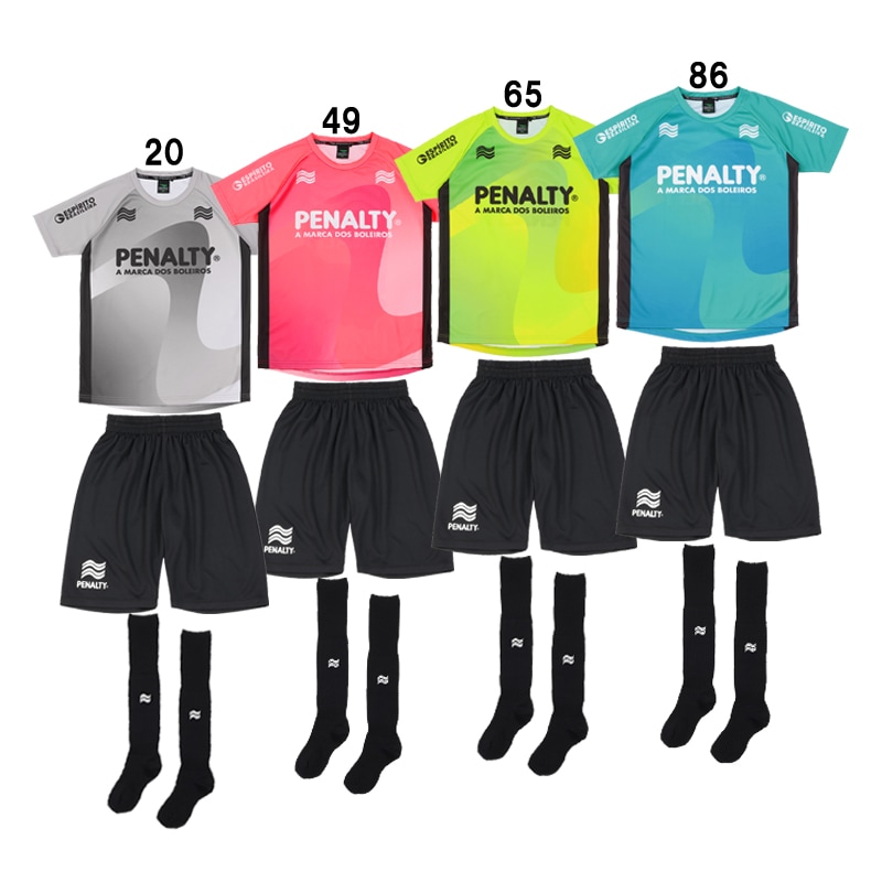 ペナルティ penalty ハイス ジュニア プラクティスセット(上下/ソックスセット) ジュニア サッカー フットサル ウェア シャツ パンツ 24SS (PUS4023J)