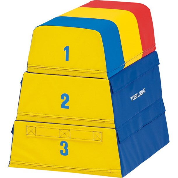 ソフト跳び箱3段 跳び箱 (T1842) 代金引換不可