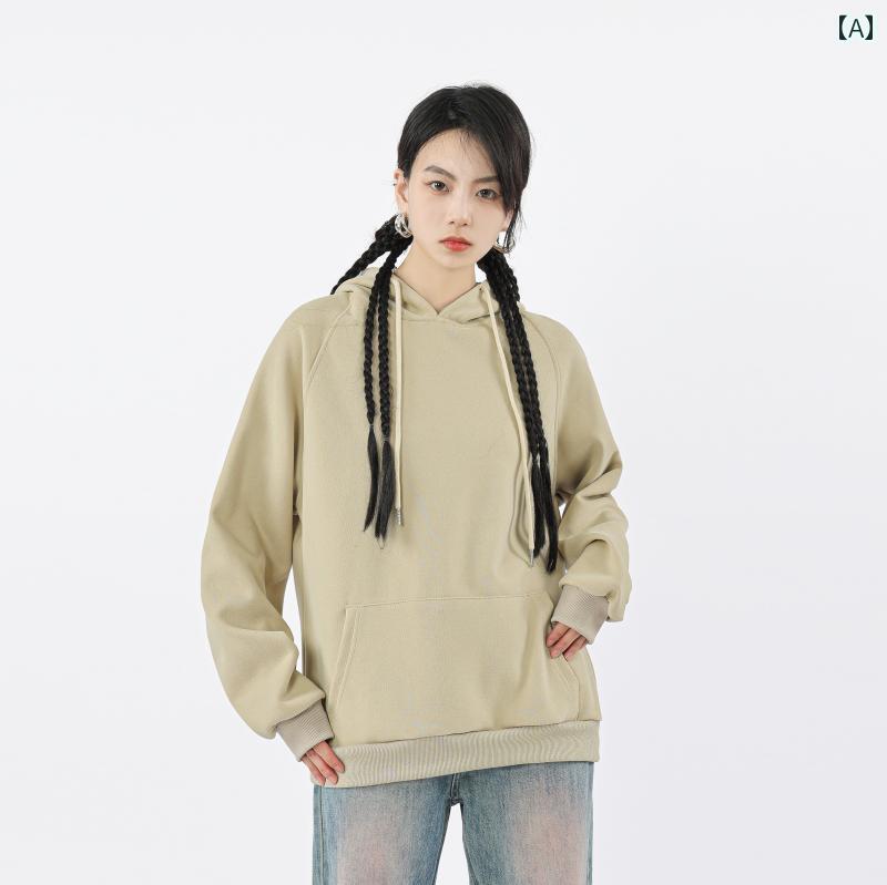 パーカー レディース 韓国 通勤 スリム フード付き スウェットシャツ 女性 春秋 オーバー サイズ プルオーバー トップス ジャケット