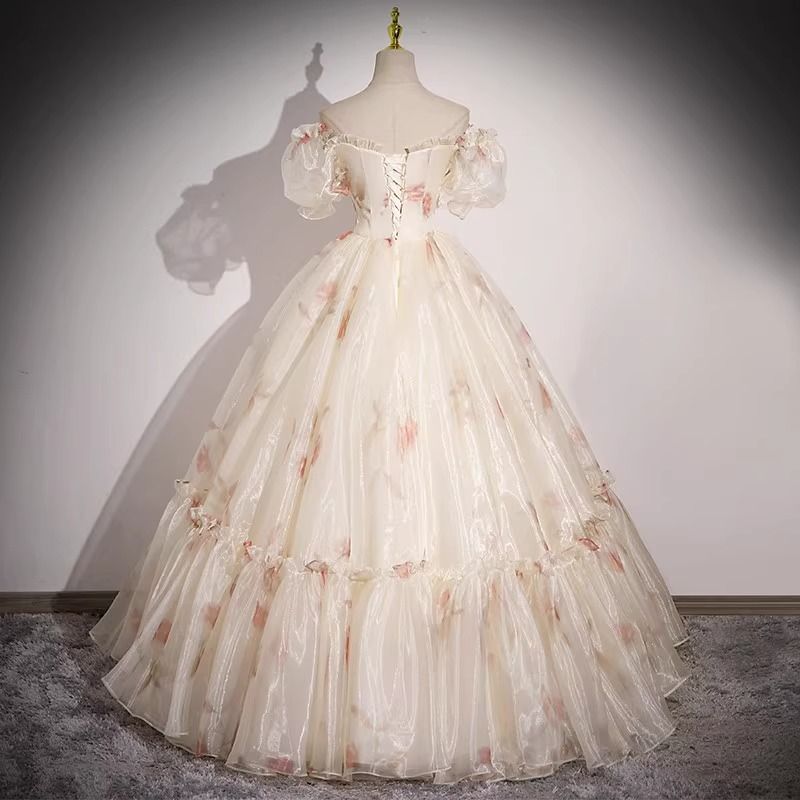 ワンショルダーイブニングドレスエア声楽検定成人式ソロ演奏プリンセスチュチュスカート感