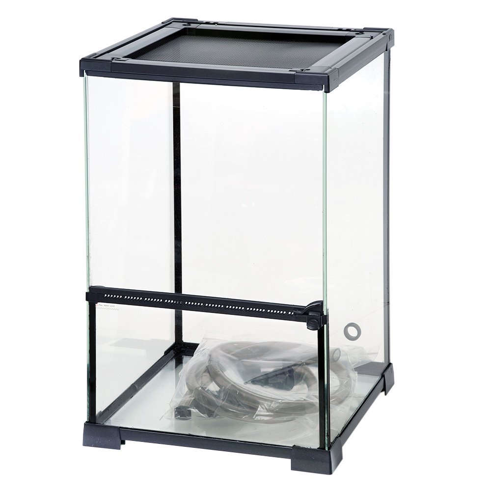 爬虫類ケージ　テラスペース　３０ｘ３０ｘ４５ｃｍ　穴あり　ドレン付き　爬虫類　両生類　飼育ケージ　テラリウム　ＣＲＣ17―15―05―30―00