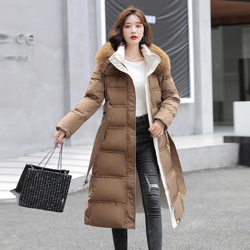 入荷 ダウンコート レディース 中綿コート 防寒 ダウンジャケット ロングコート ロング丈 軽量 アウター シンプル 秋冬服 コート おしゃれ 通勤 通学