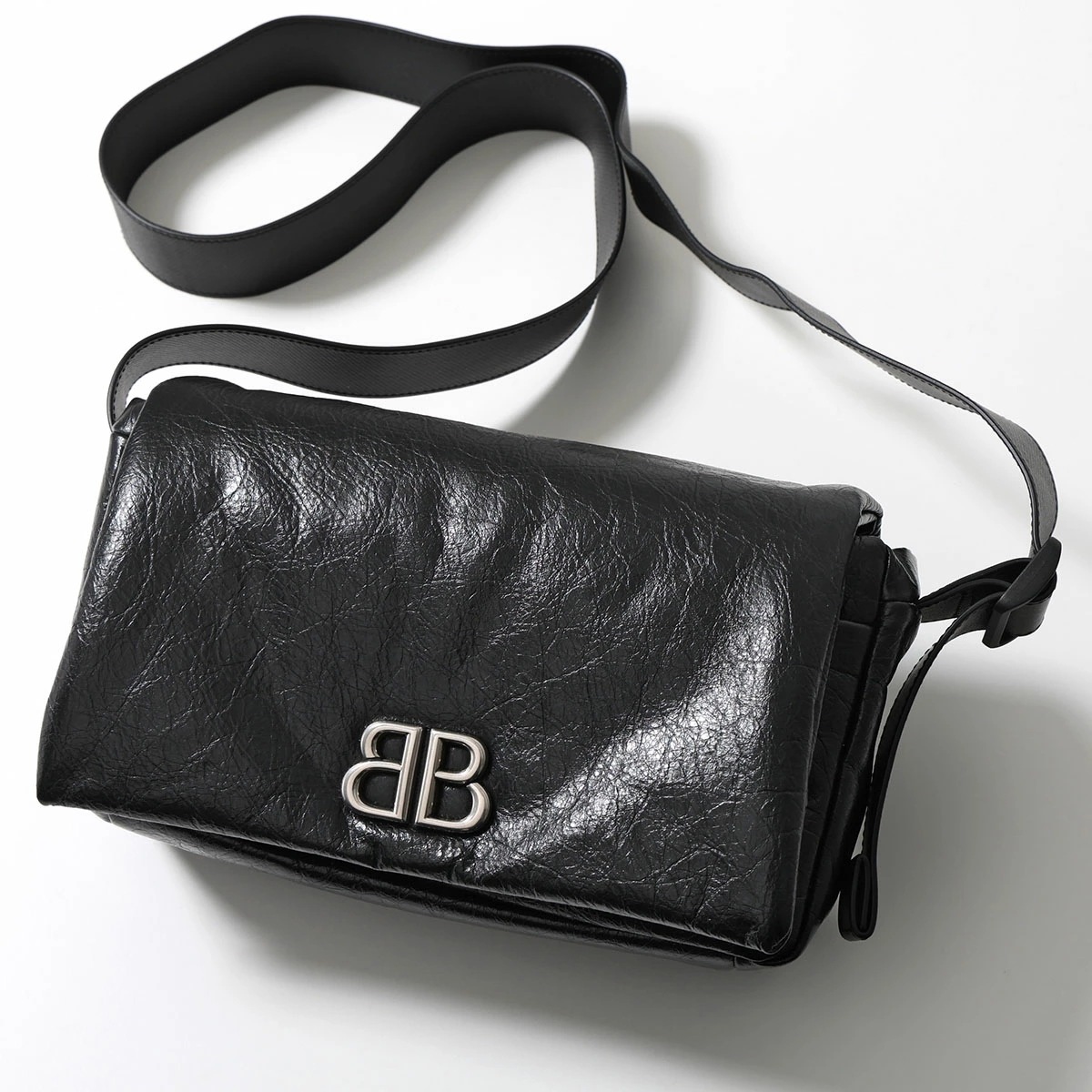BALENCIAGA バレンシアガ ショルダーバッグ MONACO FLAP MES S モナコ スモール 806630 2ABCI メンズ レディース 鞄 1000/BLACK 8066302ABC
