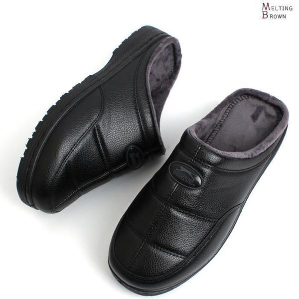 メンズオフィススリッパ 男性用防寒靴 ZS2