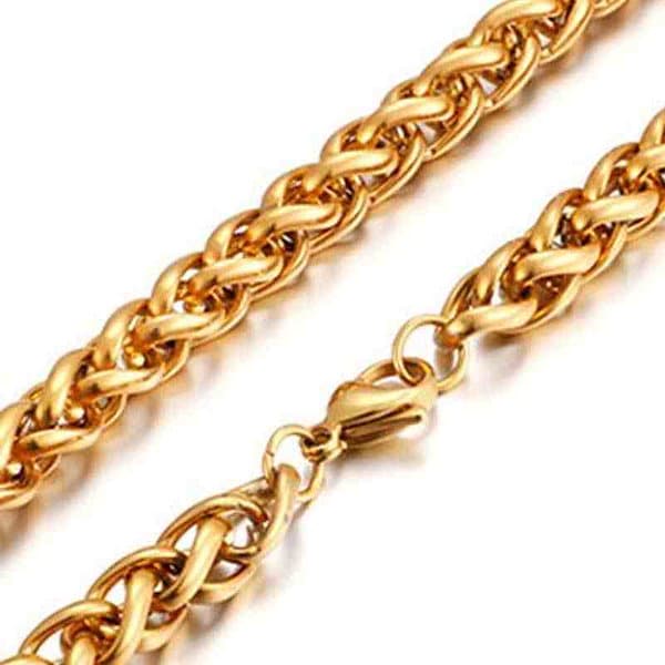 Qoo10] ゴールドターラントチェーン（太さ 5mm