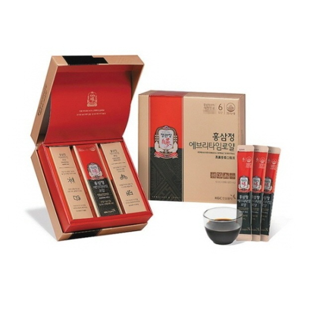 [2+1] [正官庄] 紅参精 エブリタイム ロイヤル (10ml30包) x 3 box!! 紅参 6年根 高麗人参 朝鮮人参 こうじん everytime スティック ギフト 健康 美容