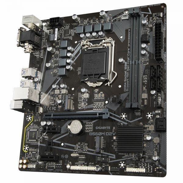 GIGABYTE B560M D2V Ultra Durable Intel B560 Rocket Lake LGA1200 Micro-ATX Motherboard