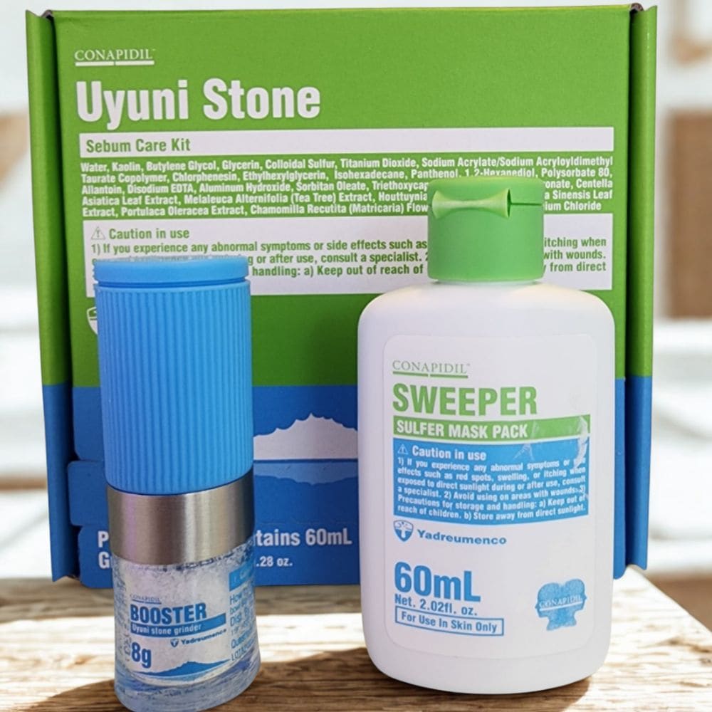 [関税なし] ウユニストン Uynui Stone Sebum ケア Kit ニキビ・皮脂コントロールホームケアトラブル緩和角質ケア