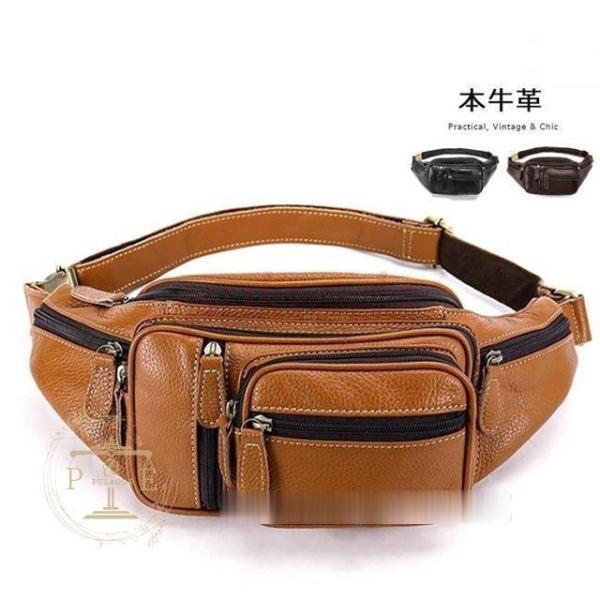ウエストバッグ ウエストポーチ ショルダーバッグ 腰ポーチ メンズ レディース ヒップバッグ ボディバッグ 斜め掛け 本革 厳選牛革 レザ