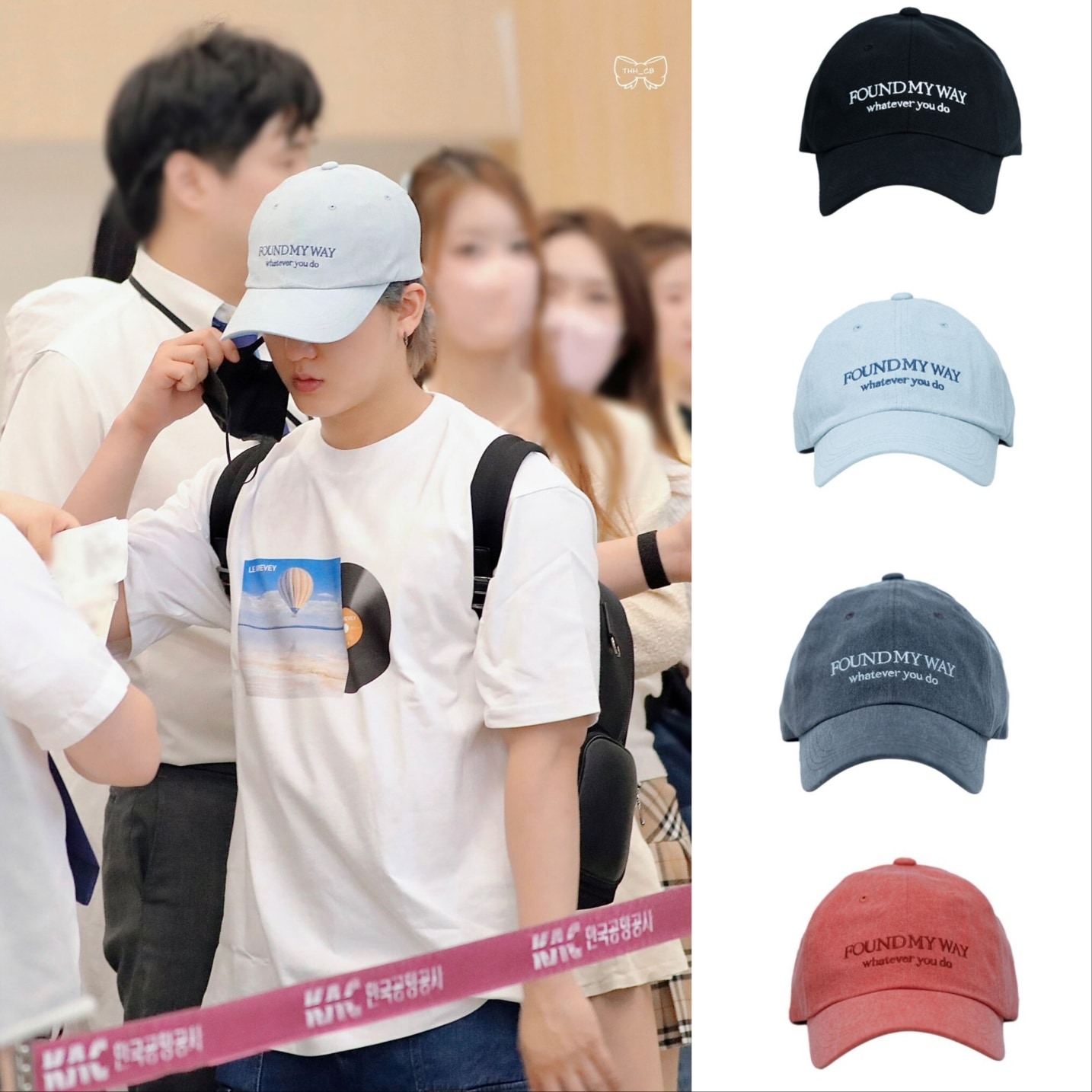 [STRAYKIDSチャンビン着用] Signature Lettering Logo Ball Cap 今だけセール！☆Stray Kids チャンビン 着用！！【FOUND MY WAY