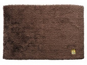 乾度良好Ag+バスマット ブラウン 600x900 66377