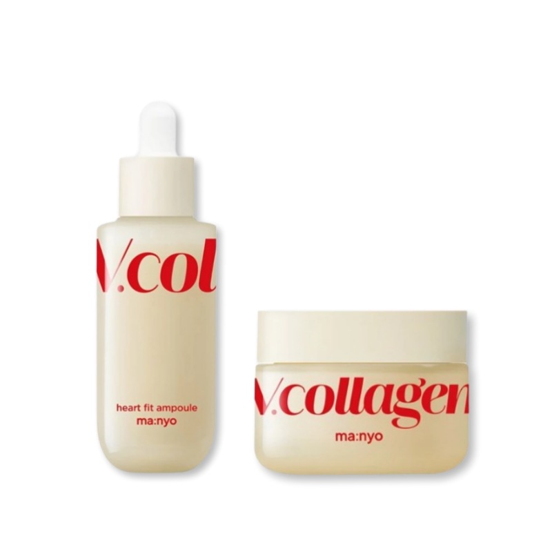 【正規品】 ブイコラーゲン ハートフィット アンプル 50ml 1個 + クリーム  50ml 2個