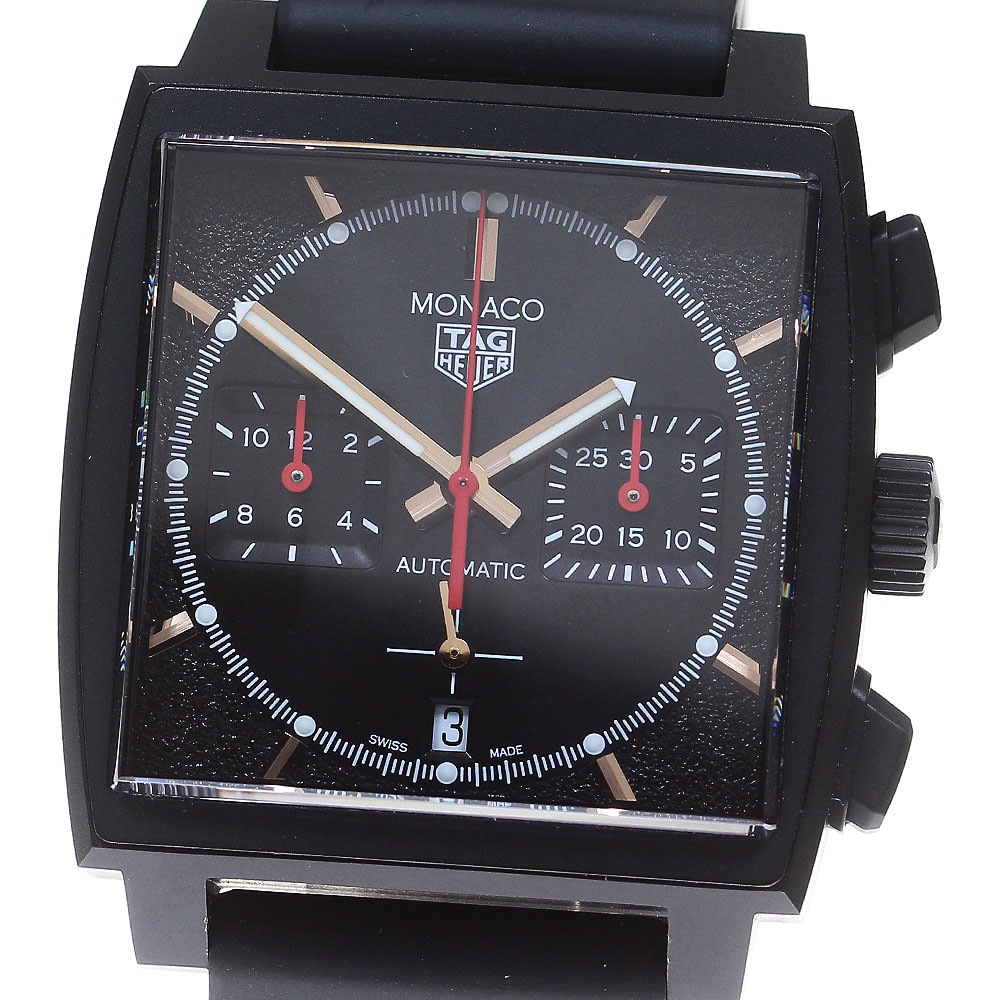 タグホイヤー TAG HEUER CBL2180 モナコ スペシャル エディション クロノグラフ 自動巻き メンズ 極美品 箱・保証書付き_846039【中古】