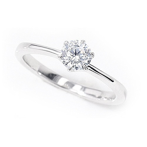SWAROVSKI 直径5mm（0.45ct相当） クラウン エンゲージリング 全2色