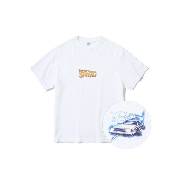 【数量限定】 (5252BYOI)BTTFDELORANTTシャツ[ホワイト] Tシャツ