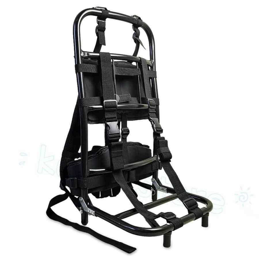キャリー 背負子 登山用 アルミ合金 ポータブル 折りたたみ式 耐荷重60KG 頑丈 バックパック外枠 釣り/キャンプ/アウトドア ブランク 37*25*73cm