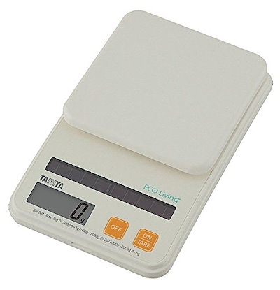 他サイト： タニタ クッキングスケール キッチン はかり ソーラー 2kg 1g単位 オレンジ SD-004 ORの商品画像