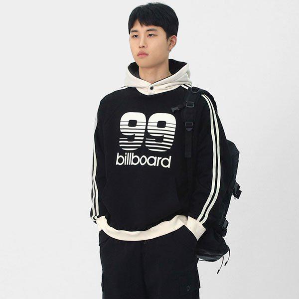 男女兼用キャンパスルック配色トラックTシャツヴィンテージグラフィックパーカー SRAT140