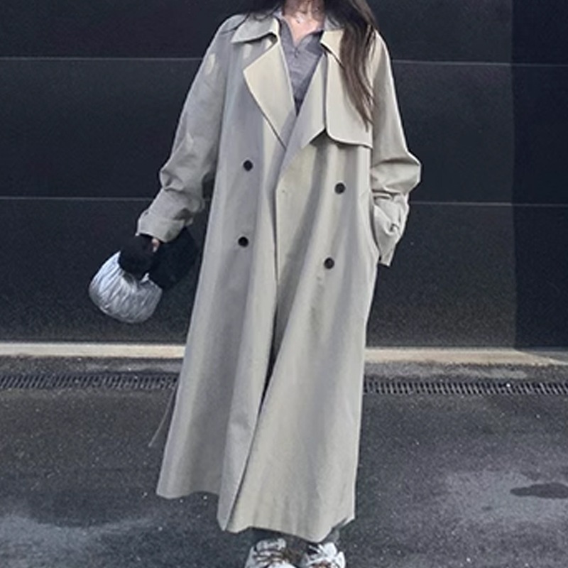 気質バーゼル賛美オーラ全開経D極簡私服廓形パーカーロングゆったりファー・毛皮アウター