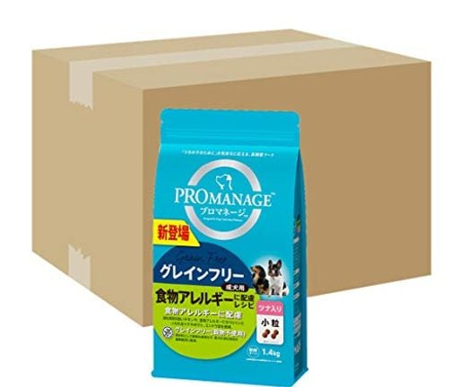 ドッグフード 成犬用 食物アレルギーに配慮レシピ 小粒 ツナ入り 1.4KG×6個 (ケース販売)