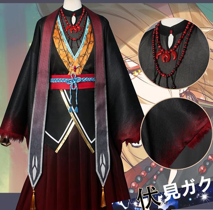 パーティーイベント用品コスチューム一式学園祭 文化祭 仮装 変装 ハロウィン コスチューム コスプレ衣装 伏見ガク バーチャルライバー VTuber スーツ ハロウィン 2023年新作入荷コスプレ 15,287円