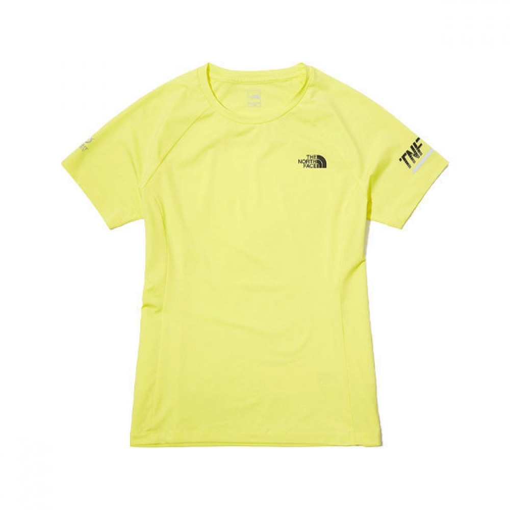 ノースフェイス女性用マイナステックラン S/S Tシャツ T7UL34C-LEM