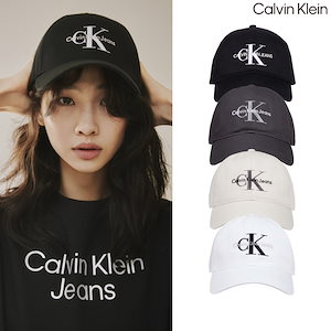 Qoo10] Calvin Klein [カルバンクライン] 男女兼用 ロゴキャ