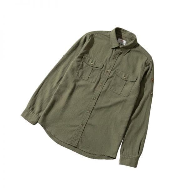 FJALLRAVEN 26SS 男性 オビック トラベル 長袖シャツ (87208620) (OVIK TRAVEL SHIRT LS M)