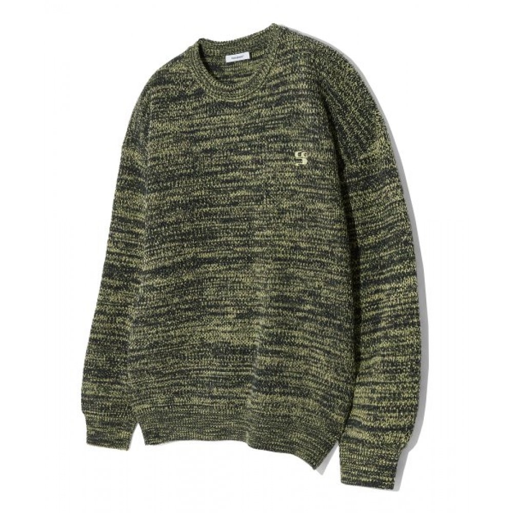 CODEGRY WAVE ロゴミックスオーバーフィットプルオーバーニット_グリーン 6,879円