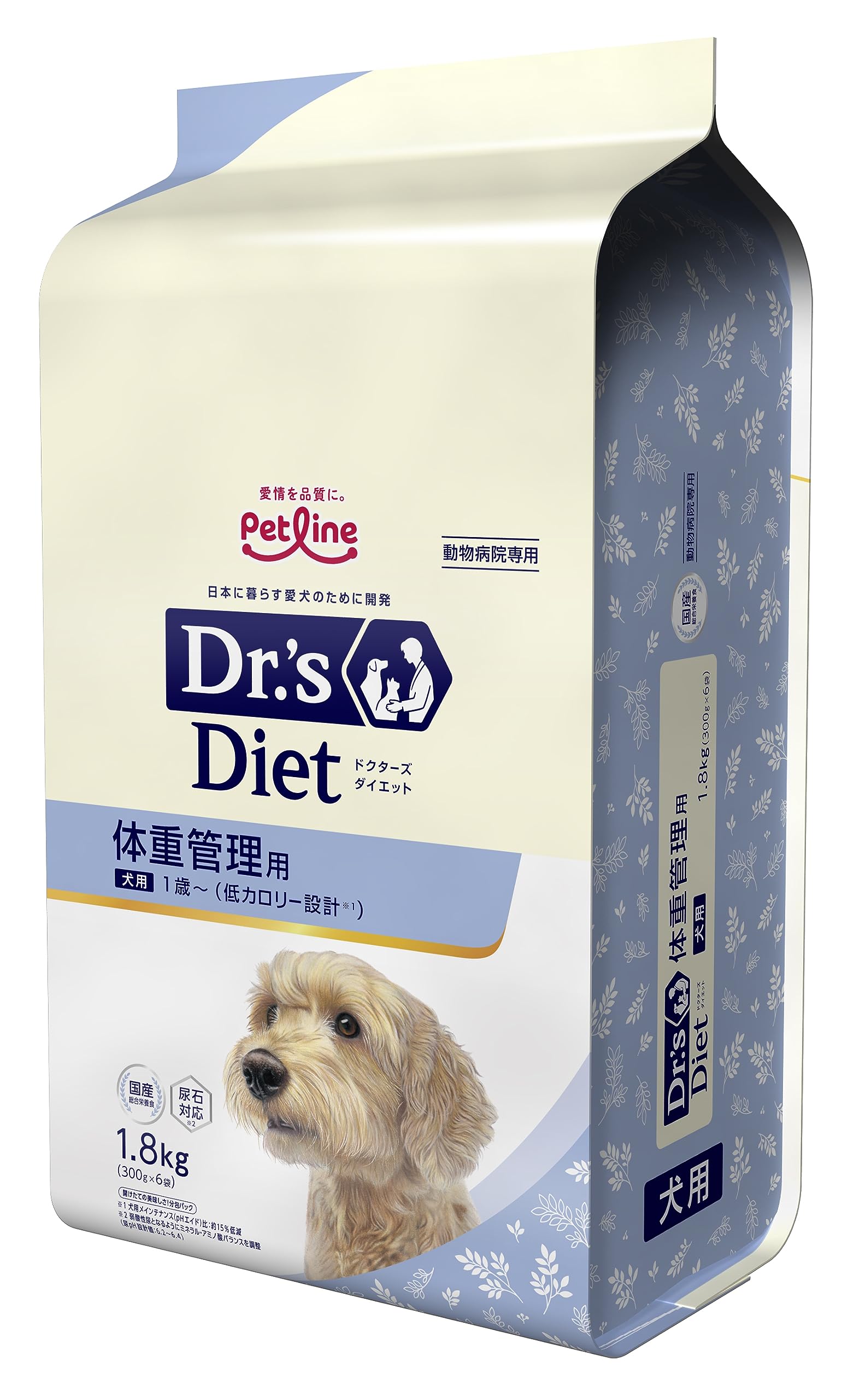 全国送料無料 【療法食】 ドクターズケア ドッグフード DRSDIET 犬用 体重管理 1.8kg 1.8キログラム (x 1)