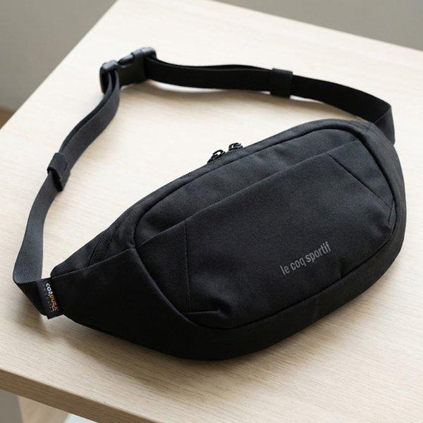 プライムベーシックヒップサック ブラック QR123ABG16-BLK