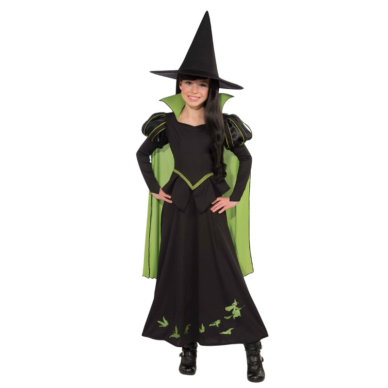 コスプレ 仮装 ウィキッドウィッチ 子供用 M (WICKED WITCH OF THE WEST) 【 コスプレ 衣装 ハロウィン 仮装 コスチューム 子供 魔女 キッズ 公式 正規ライセンス品 女