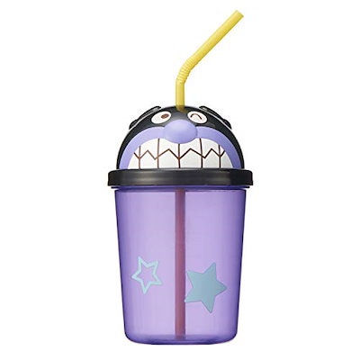 他サイト： アンパンマン ダイカット ストローカップ 300ml (ばいきんまん)の商品画像