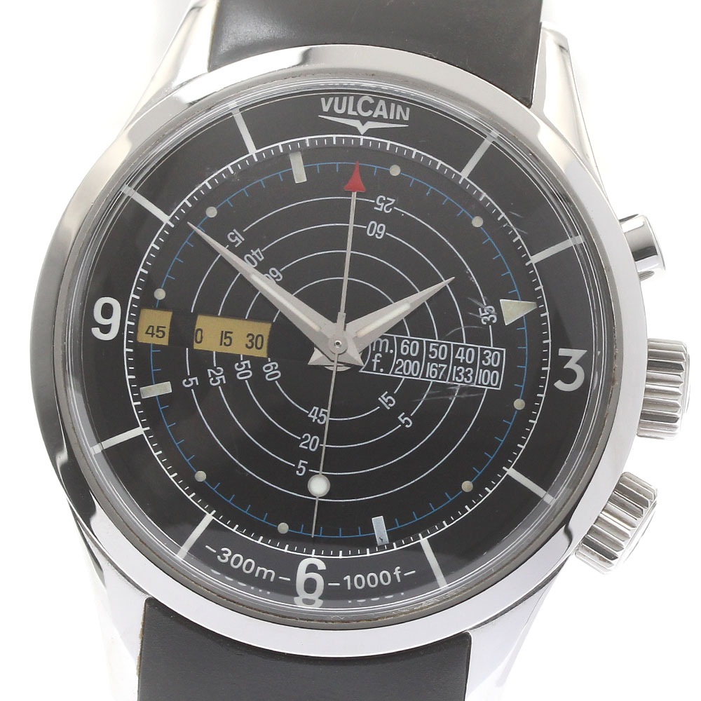 ヴァルカン VULCAIN 100107.024 クリケット ノーティカル 手巻き メンズ 箱付き_862140【中古】