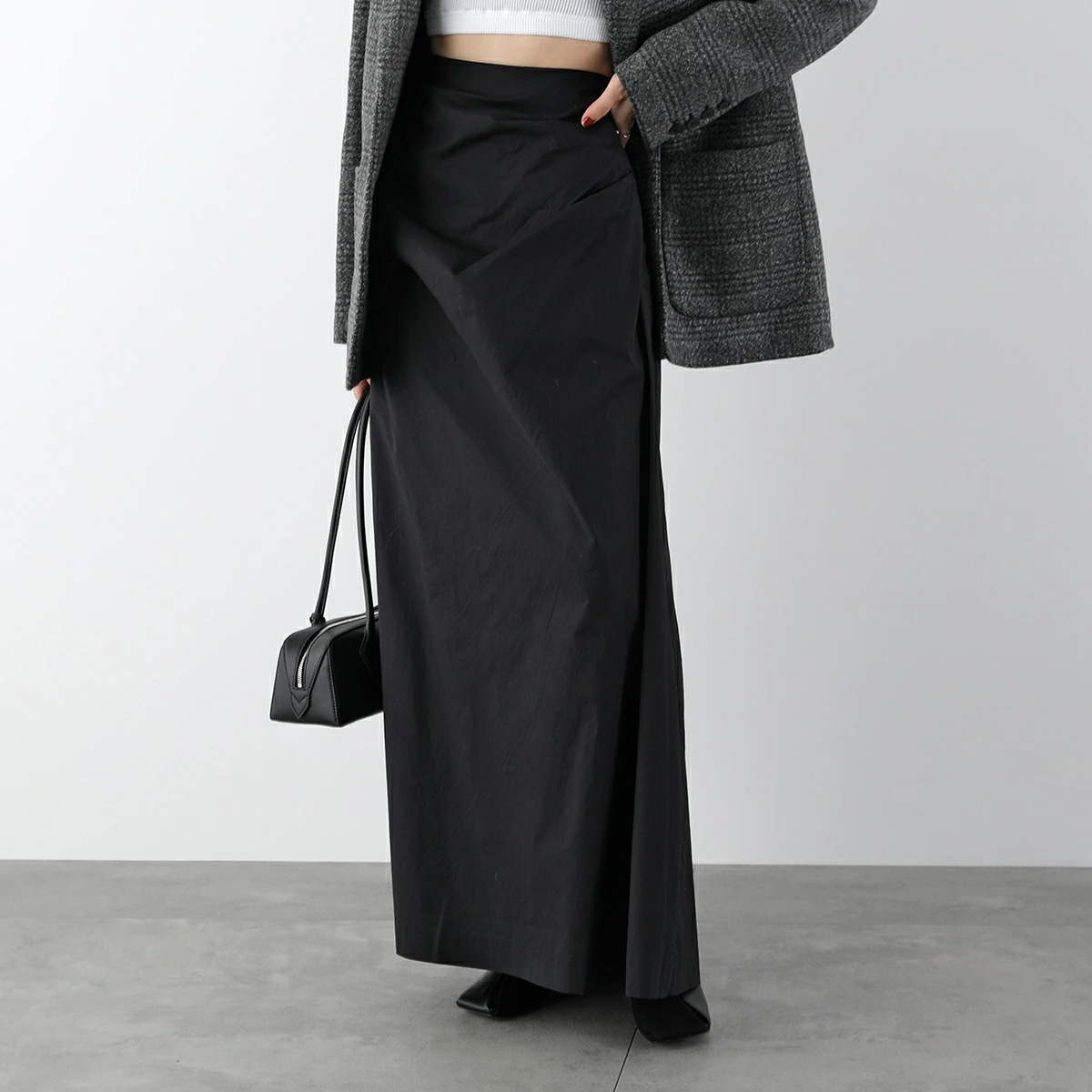 The Garment ザ ガーメント スカート Cyprus Drape Skirt 20550 レディース コットン Aライン フレア ドレープ ロング丈 マキシ丈 050 27,290円