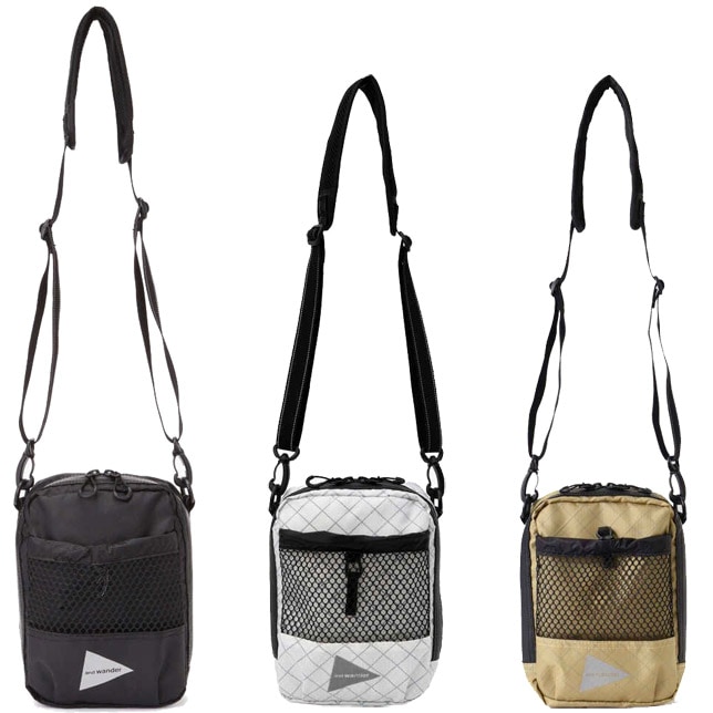and wander アンドワンダー エコパック ショルダーポーチ 5744975195 ショルダーバッグ ミニBAG