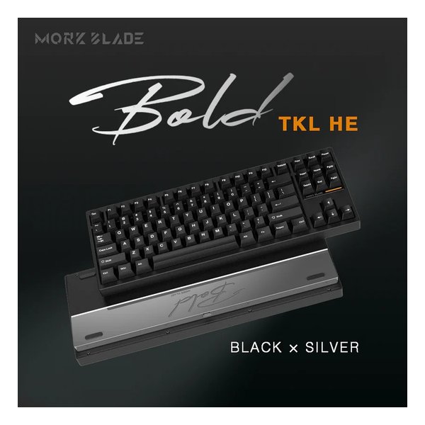 ラピッドトリガー キーボード BLACK/SILVER ブラック/シルバー MORK-BLADE-TKL-BK 26,870円