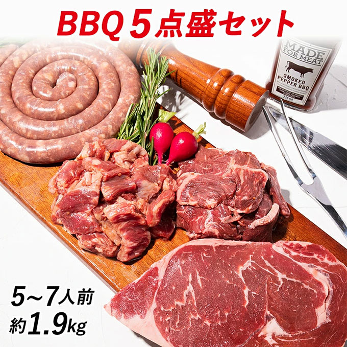 BBQ5点盛セット