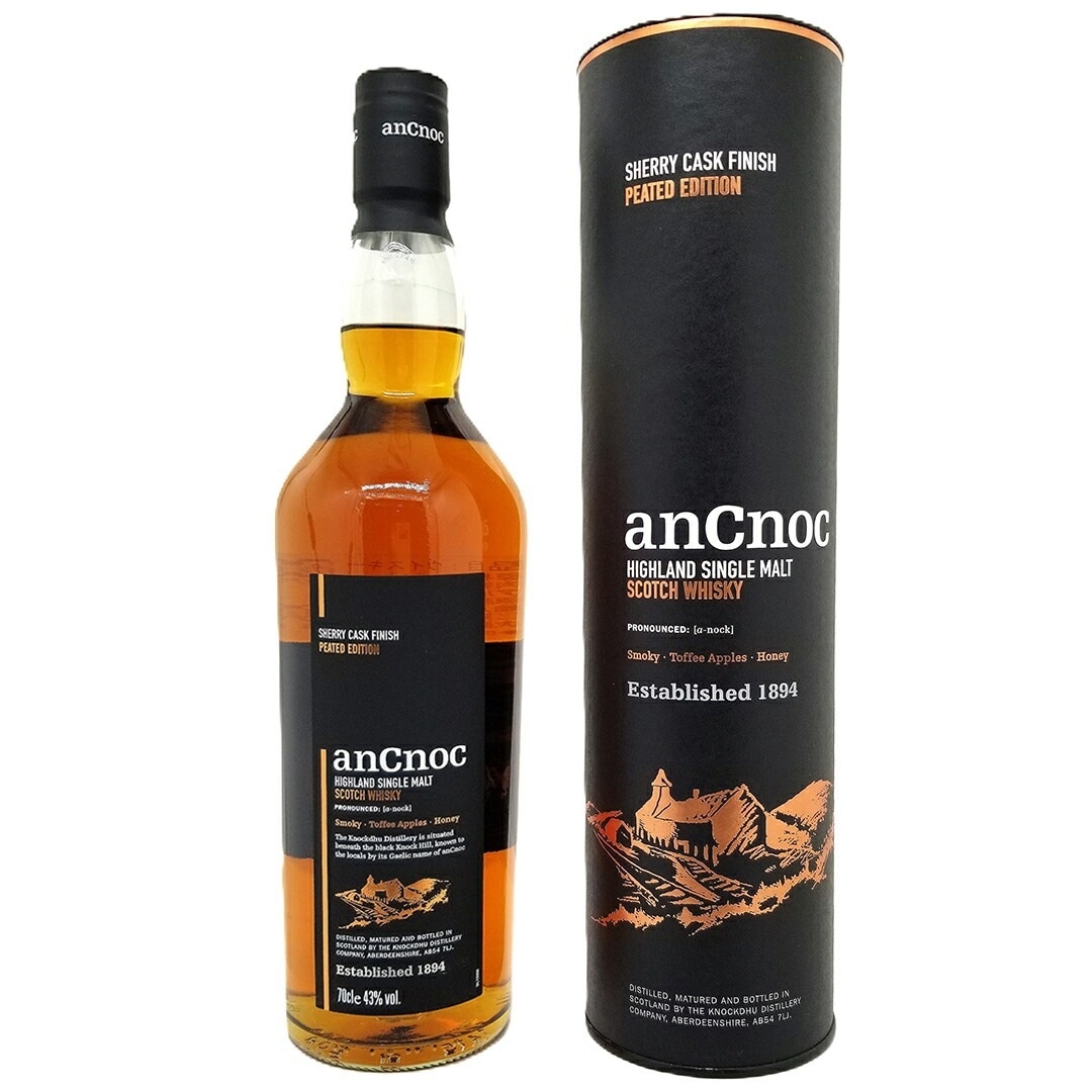 アンノック シェリー ピーテッド シングル モルト 43度 箱付 700ml 正規品 スコッチウイスキー ハイランド 大人気 ^YCACSPJ0^