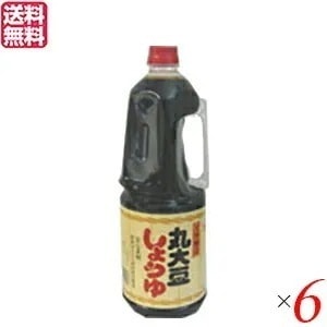 醤油 国産 無添加 恒食 丸大豆醤油（国内産100％）1.8L ６本セット