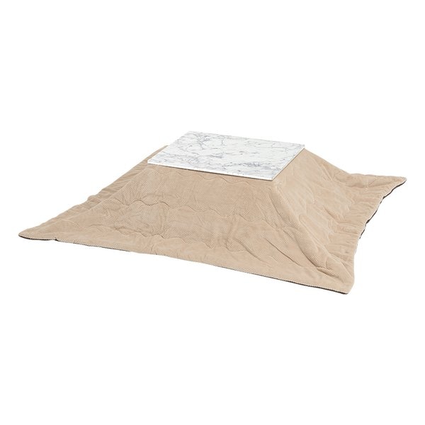 コタツ+ウス掛ケ布団 2点セット アルラ7560MWH+ビケ7560BE