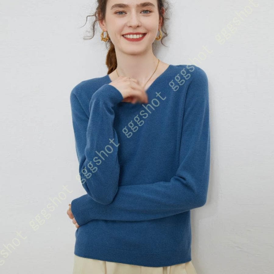 セーター レディース ニット Vネック 無地 トップス 柔らかい コットン オーバーサイズ トップス 綿 長袖 ゆったり 鎖骨美人 重ね着 着回し力 プルオーバー