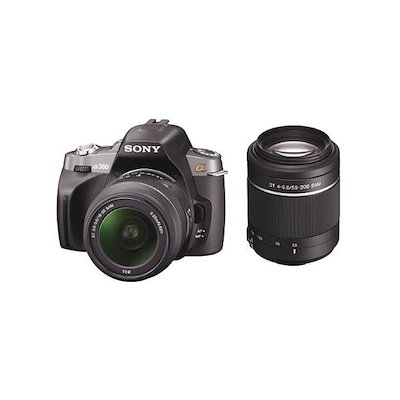 極美品】Sony α380 ダブルズームレンズセット！　動作確認済！ 極美品】Sony α380 ダブルズームレンズセット！ 動作確認済！ 極美品