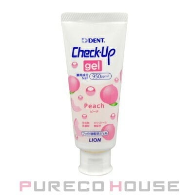 他サイト： ライオン デント チェックアップ ジェル 60g (歯科用医薬部外品) #ピーチの商品画像